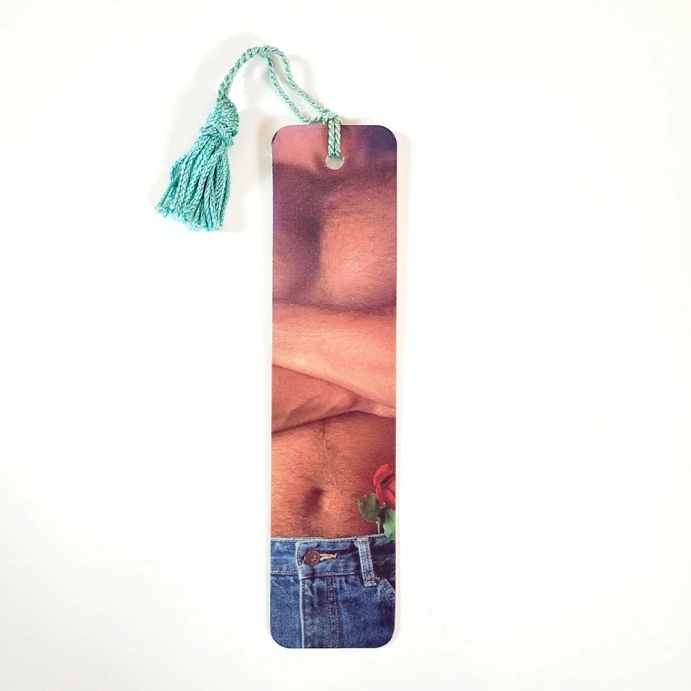 Vintage 80s Romantic Man Bookmark sexy Patterson Graphics Antioch Photique H-934